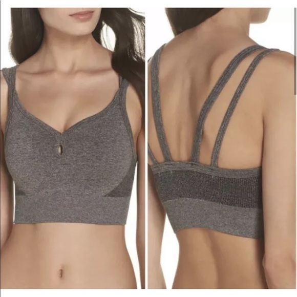 Zella Other - Zella Body Rhythm Gray Sports Bra Medium NWOT